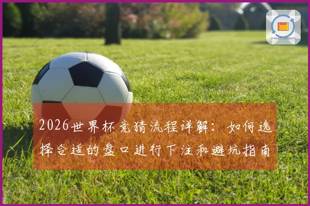 2026世界杯竞猜流程详解：如何选择合适的盘口进行下注和避坑指南
