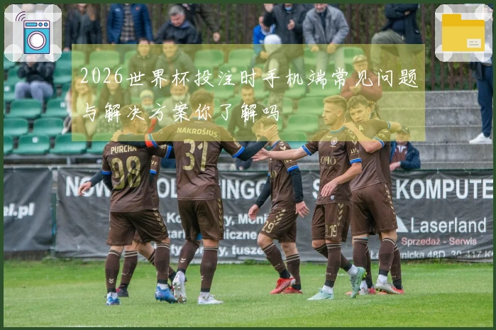 2026世界杯投注时手机端常见问题与解决方案你了解吗